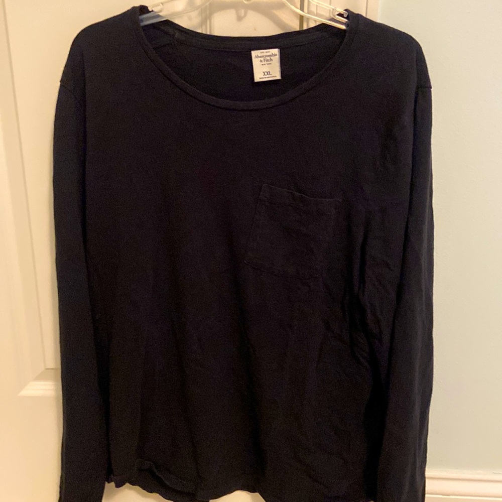 Abercrombie & Fitch Black Long Sleeve T-Shirt